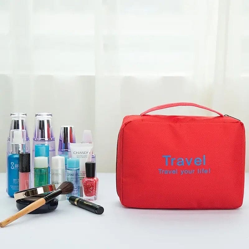 Travel Your Life Bag, Large Capacity Travel Wash Bag, Hanging Travel Storage Bag, Multifunction Storage Bag, Portable Travel Bag for Men and Women, Camping Wash Toiletry Bag, Multipurpose Mesh Pockets, Quirk Portable Travel Kit Travel Your Life Bag, Large Capacity Travel Wash Bag, Hanging Travel Storage Bag, Multifunction Storage Bag, Portable Travel Bag for Men and Women, Camping Wash Toiletry Bag, Multipurpose Mesh Pockets, Quirk Portable Travel Kit